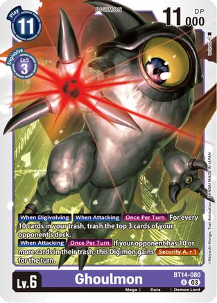 Ghoulmon (BT14-080) - Blast Ace