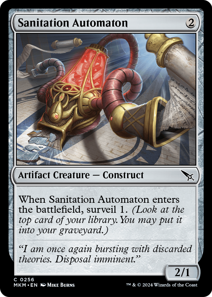 Sanitation Automaton (MKM-256) - Murders at Karlov Manor Foil