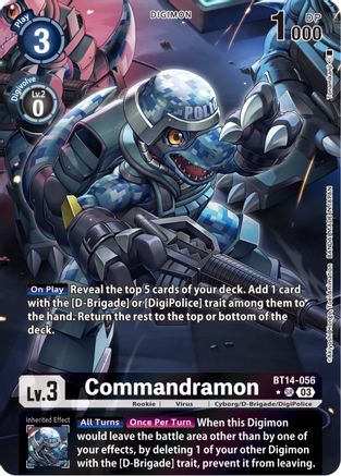 Commandramon (Alternate Art) (BT14-056) - Blast Ace Foil
