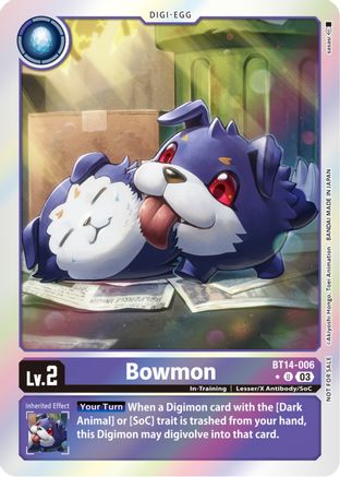 Bowmon (Blast Ace Box Promotion Pack) (BT14-006) - Blast Ace Foil