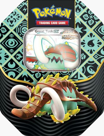Paldean Fates International Tin [Great Tusk ex] ESP