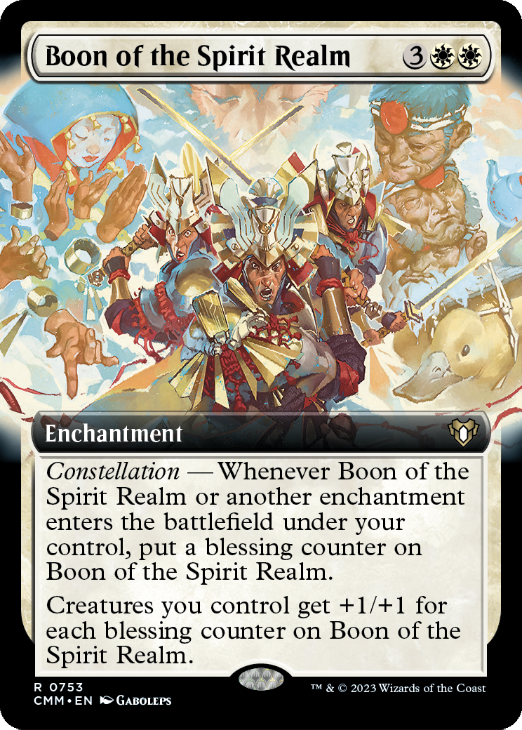 Boon of the Spirit Realm (Extended Art) (CMM-753) - Commander Masters: (Extended Art) Foil