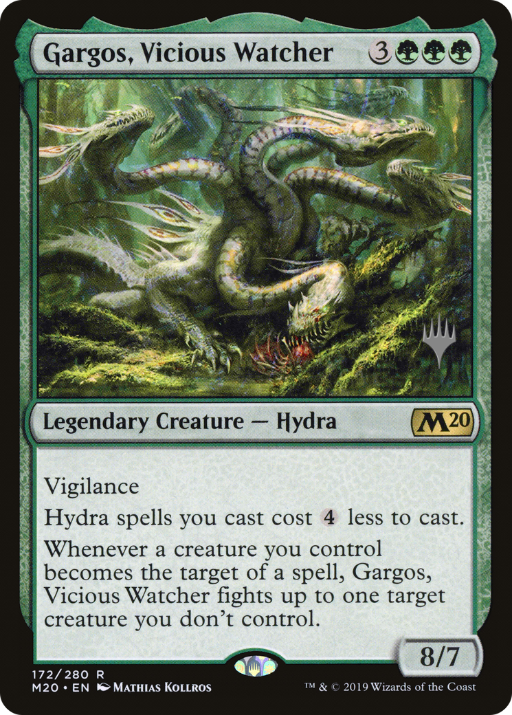 Gargos, Vicious Watcher (PPM20-172) - Core Set 2020 Promos Foil
