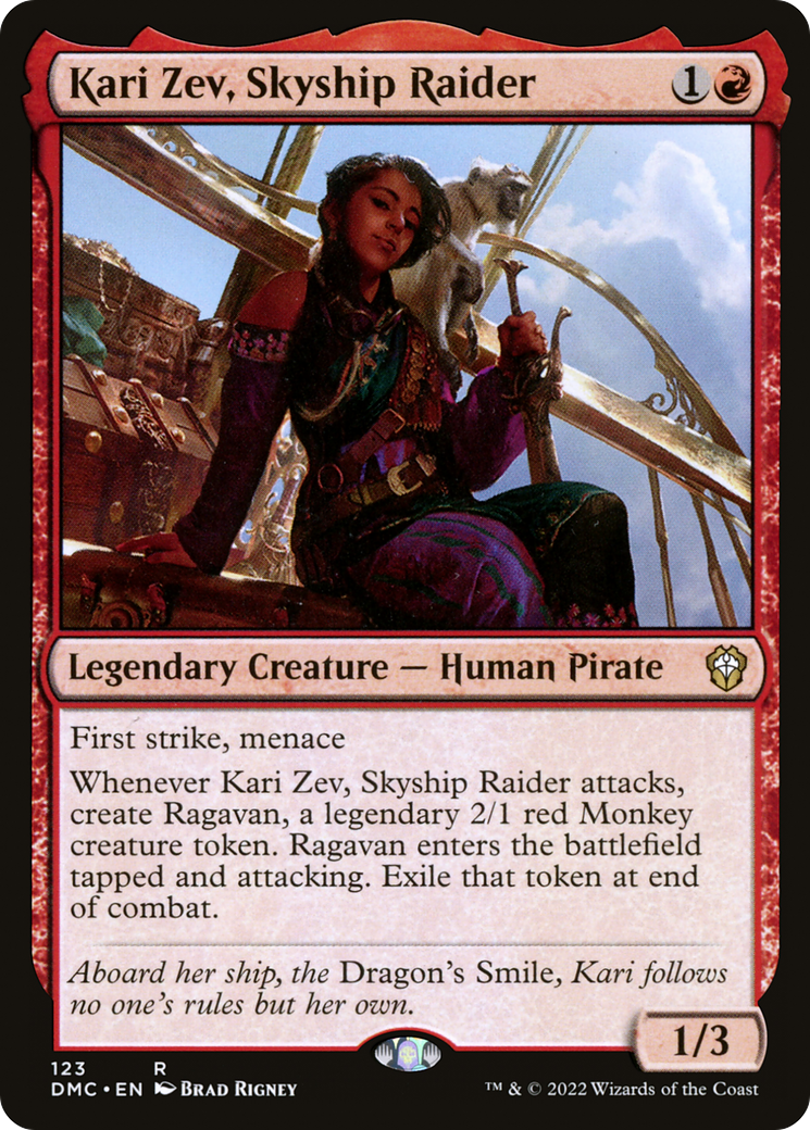 Kari Zev, Skyship Raider (DMC-123) - Dominaria United Commander