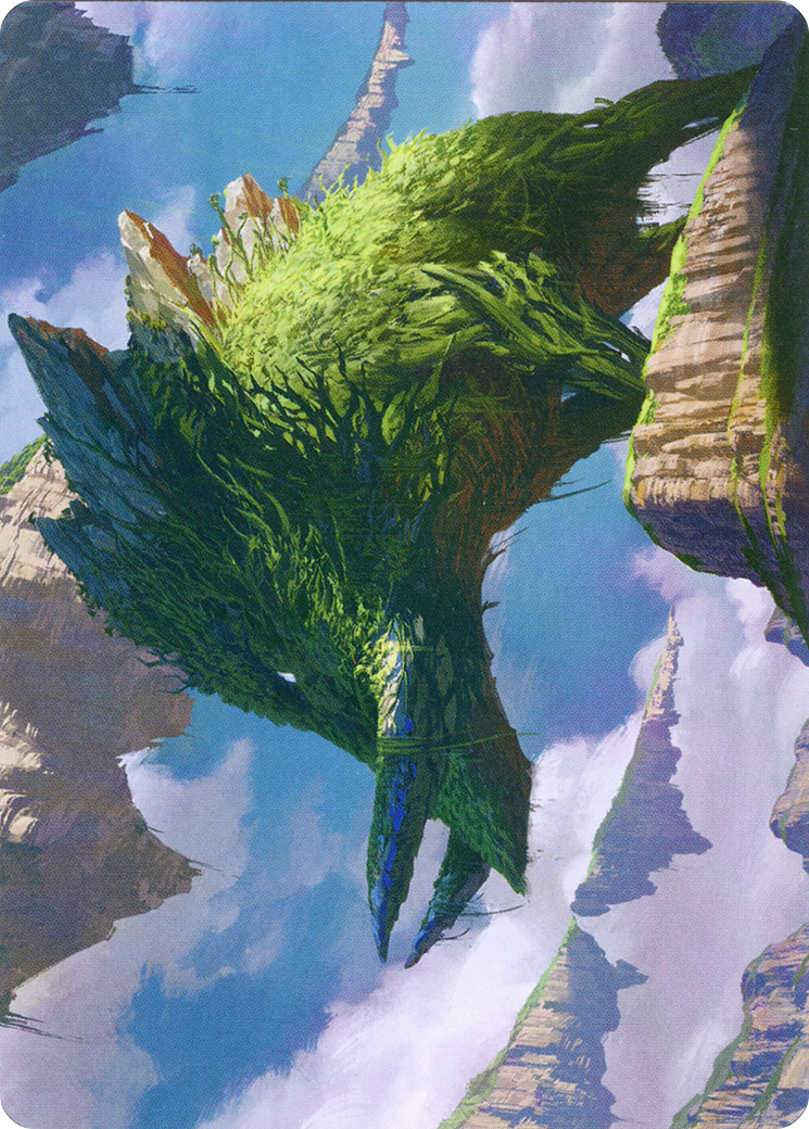 Yasharn, Implacable Earth // Yasharn, Implacable Earth (AZNR-081) - Zendikar Rising Art Series (Borderless) Foil