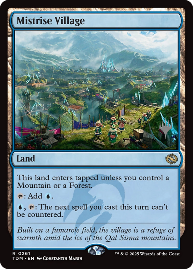 Mistrise Village (PPTDM-261) - Promo Pack: Tarkir: Dragonstorm