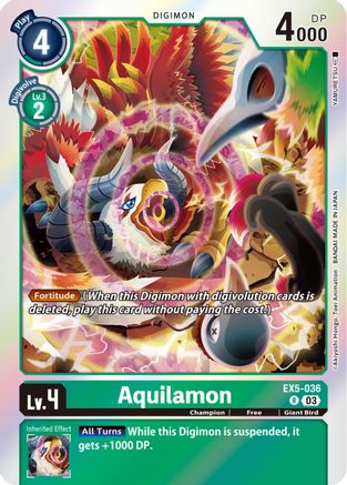 Aquilamon (EX5-036) - Animal Colosseum Foil
