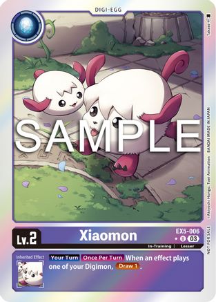 Xiaomon (Animal Colosseum Box Promotion Pack) (EX5-006) - Animal Colosseum Foil
