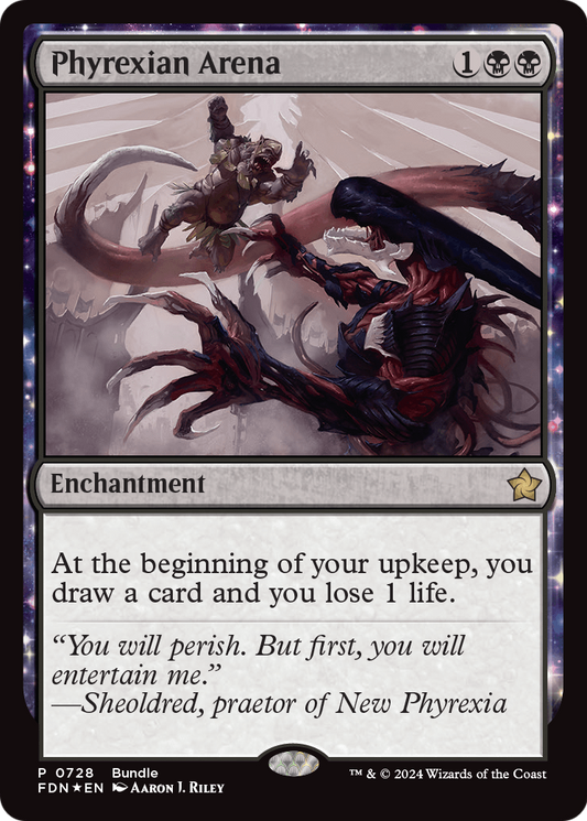 Phyrexian Arena (FDN Bundle) (UMP-728) - Foundations: (enchantment) Foil
