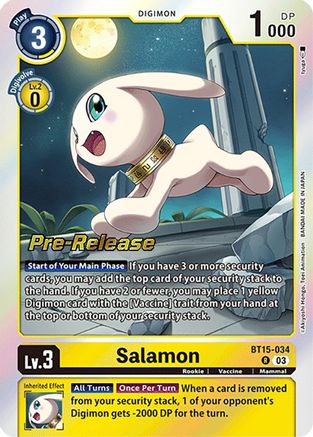 Salamon (BT15-034) - Exceed Apocalypse Pre-Release Cards Foil