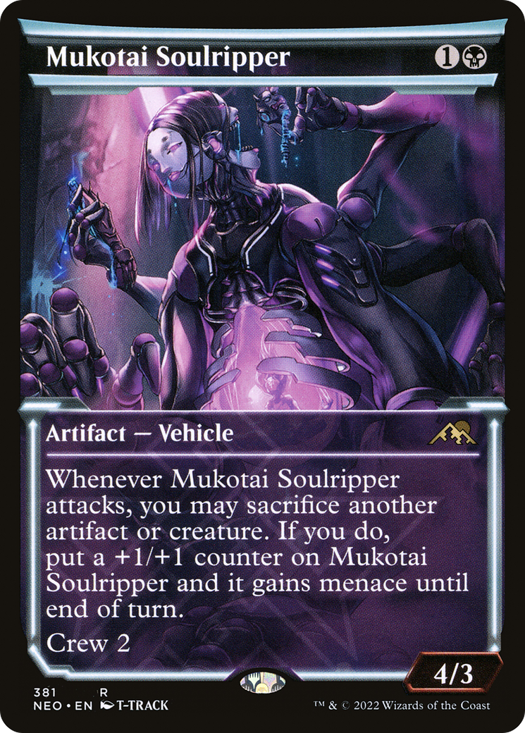 Mukotai Soulripper (Showcase) (NEO-381) - Kamigawa: Neon Dynasty: (Showcase)