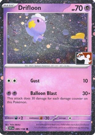 Drifloon (Cosmos Holo) 089/198  - Holofoil Prize Pack Series Cards - Common
