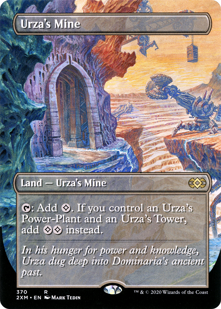 Urza's Mine (Borderless) (2XM-370) - Double Masters