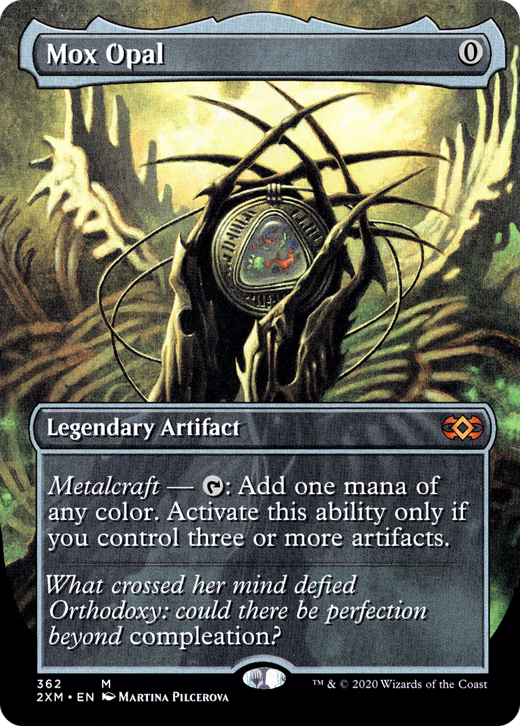 Mox Opal (Borderless) (2XM-362) - Double Masters Foil