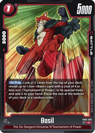 Basil (FB02-020) - Blazing Aura