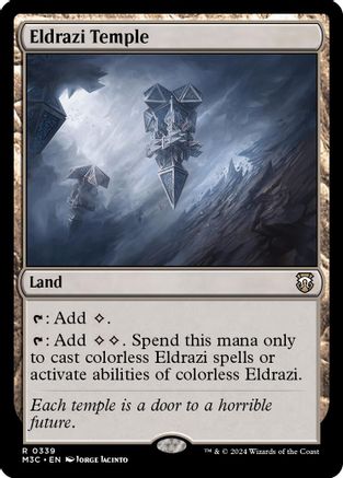 Eldrazi Temple (Ripple Foil) (M3C-339) - Modern Horizons 3 Commander Foil