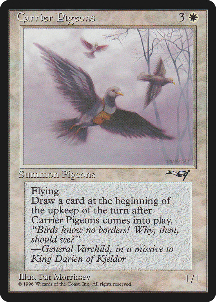Carrier Pigeons (ALL-126) - Alliances
