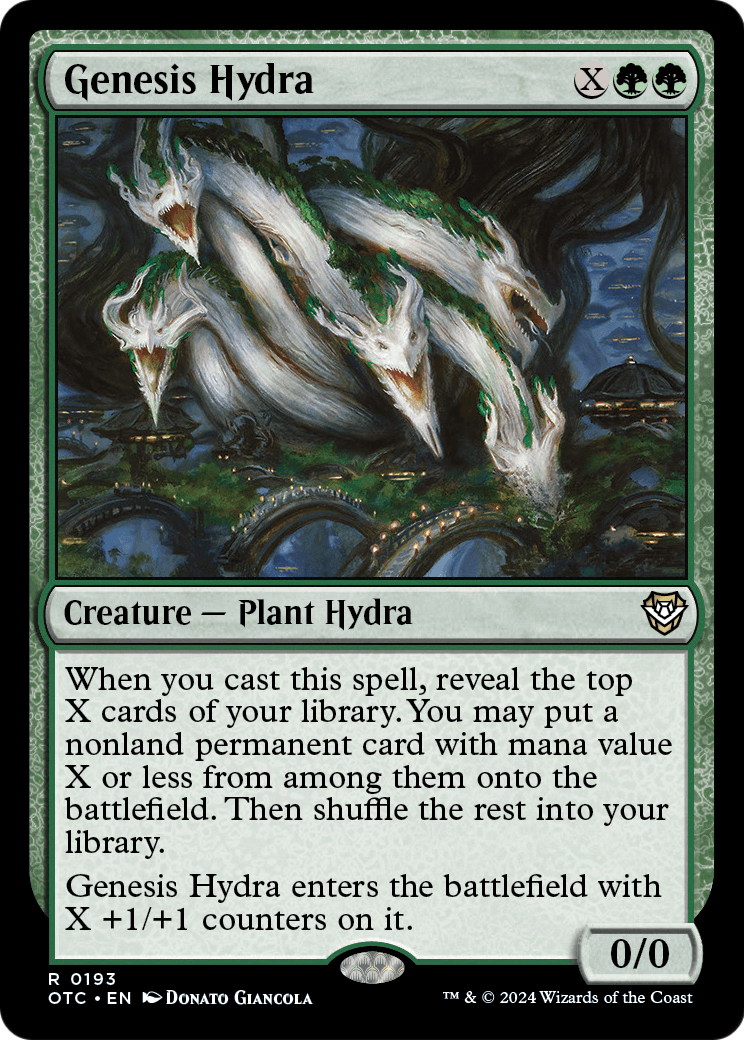 Genesis Hydra (OTC-193) - Outlaws of Thunder Junction Commander
