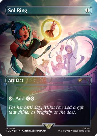 Sol Ring (1604) (Rainbow Foil) (SLD-1604) - Secret Lair Drop Series Foil