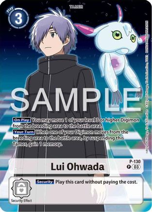Lui Ohwada - P-130 (Digimon Adventure 02: The Beginning Set) (P-130) - Digimon Promotion Cards Foil