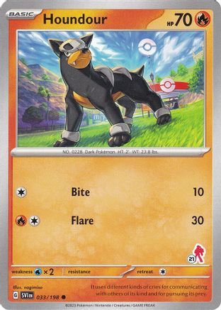 Houndour - Armarouge 21  Battle Academy 2024 - Common