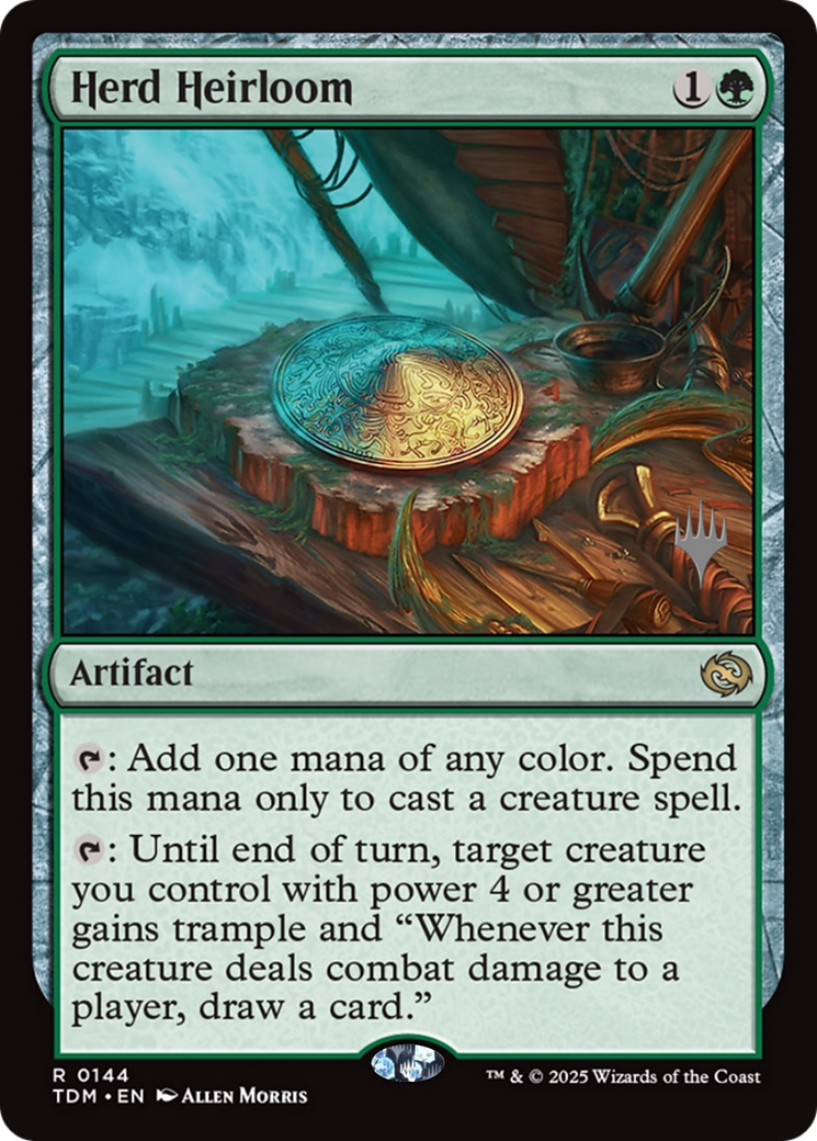 Herd Heirloom (PPTDM-144) - Promo Pack: Tarkir: Dragonstorm Foil