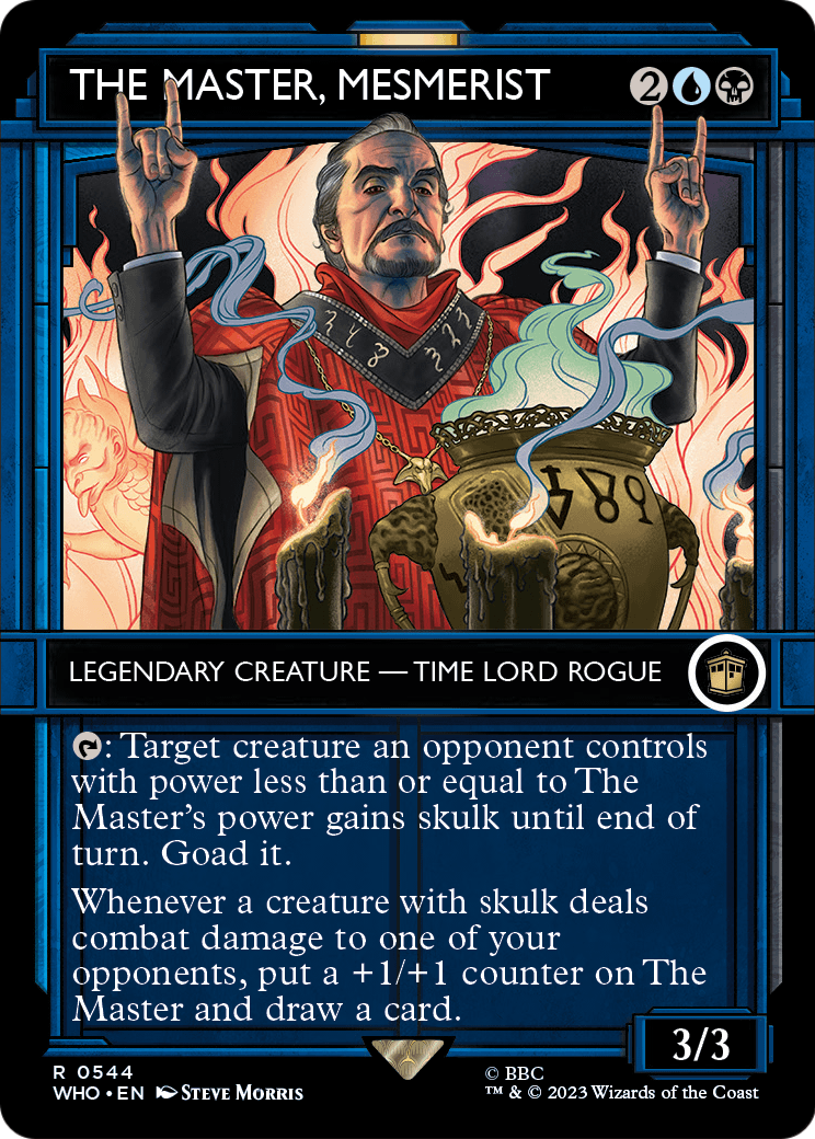 The Master, Mesmerist (Showcase) (WHO-544) - Doctor Who: (Showcase) (Borderless) Foil