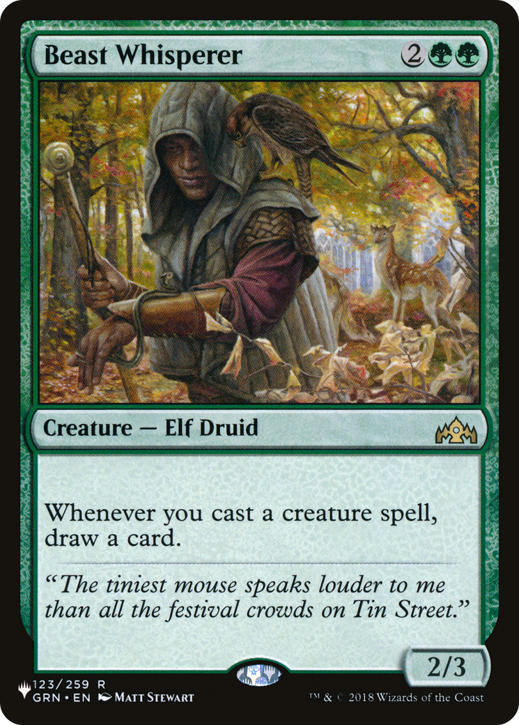 Beast Whisperer (PLST-GRN-123) - The List