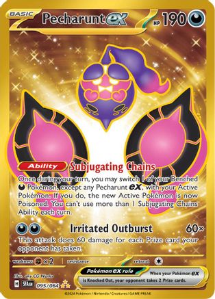 Pecharunt ex 095/064  - Holofoil SV Shrouded Fable - Hyper Rare