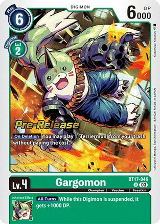 Gargomon (BT17-046) - Secret Crisis Pre-Release Cards Foil