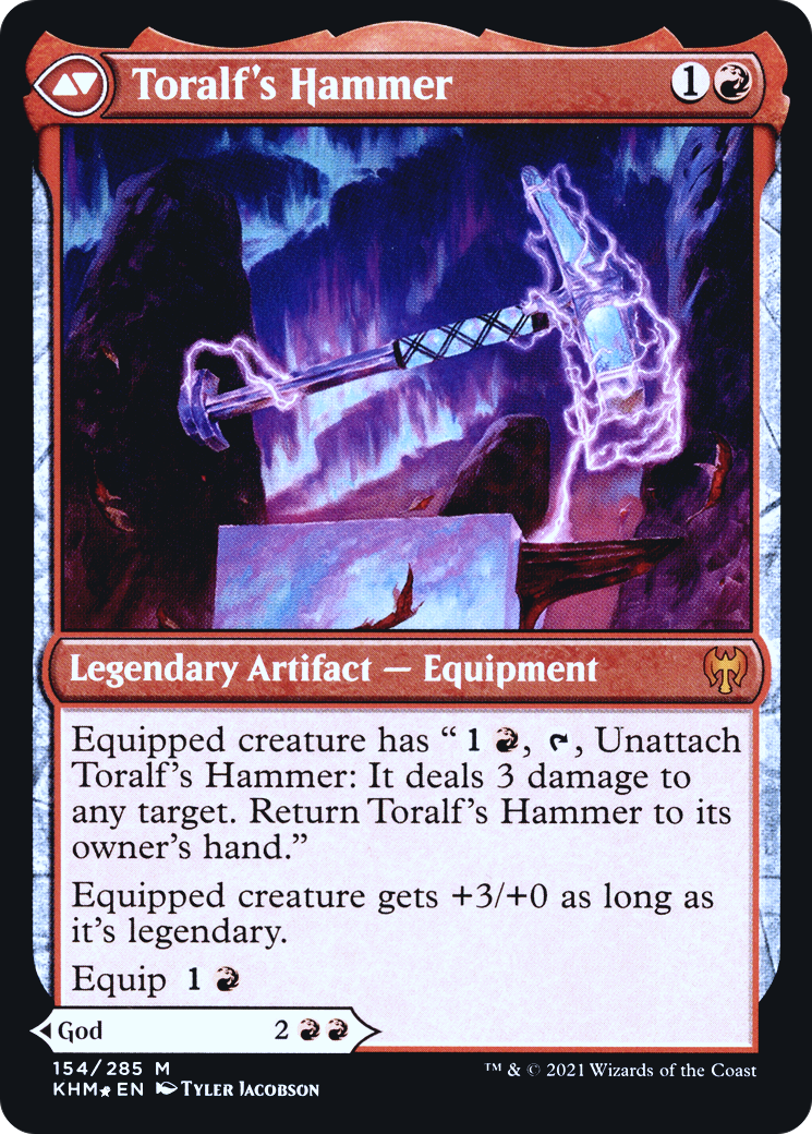 Toralf, God of Fury (PRE-154S) - Kaldheim Promos Foil