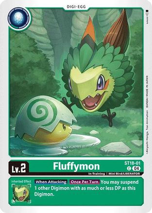 Fluffymon (ST18-01) - Starter Deck 18: Guardian Vortex