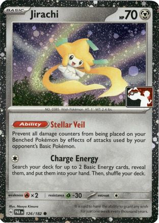 Jirachi (Cosmos Holo) 126/182  - Holofoil Prize Pack Series Cards - Common