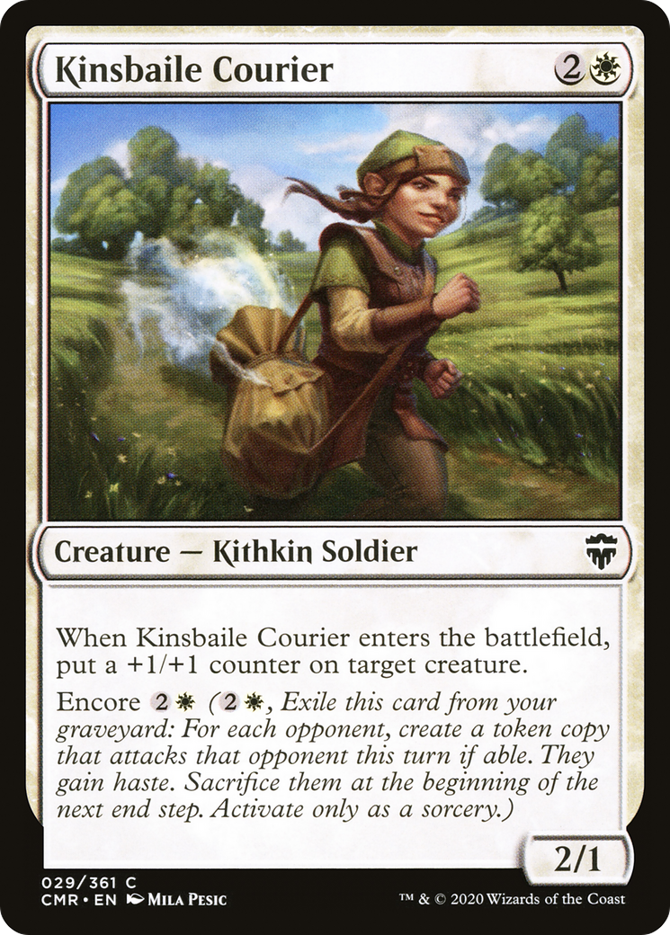 Kinsbaile Courier (CMR-029) - Commander Legends Foil