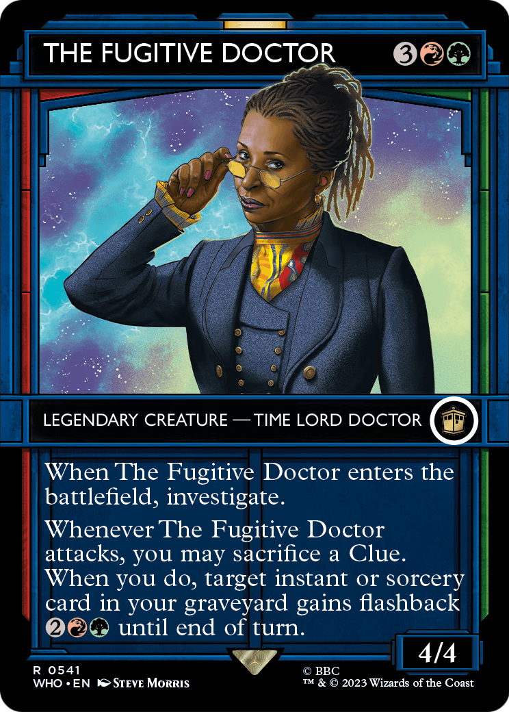 The Fugitive Doctor (Showcase) (WHO-541) - Doctor Who: (Showcase) (Borderless) Foil