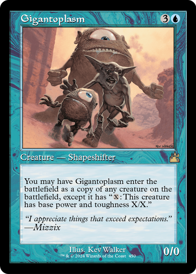 Gigantoplasm (Retro Frame) (RVR-450) - Ravnica Remastered
