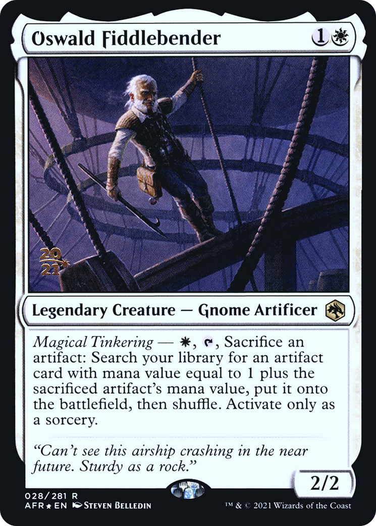Oswald Fiddlebender (PRE-28S) - Adventures in the Forgotten Realms Promos Foil