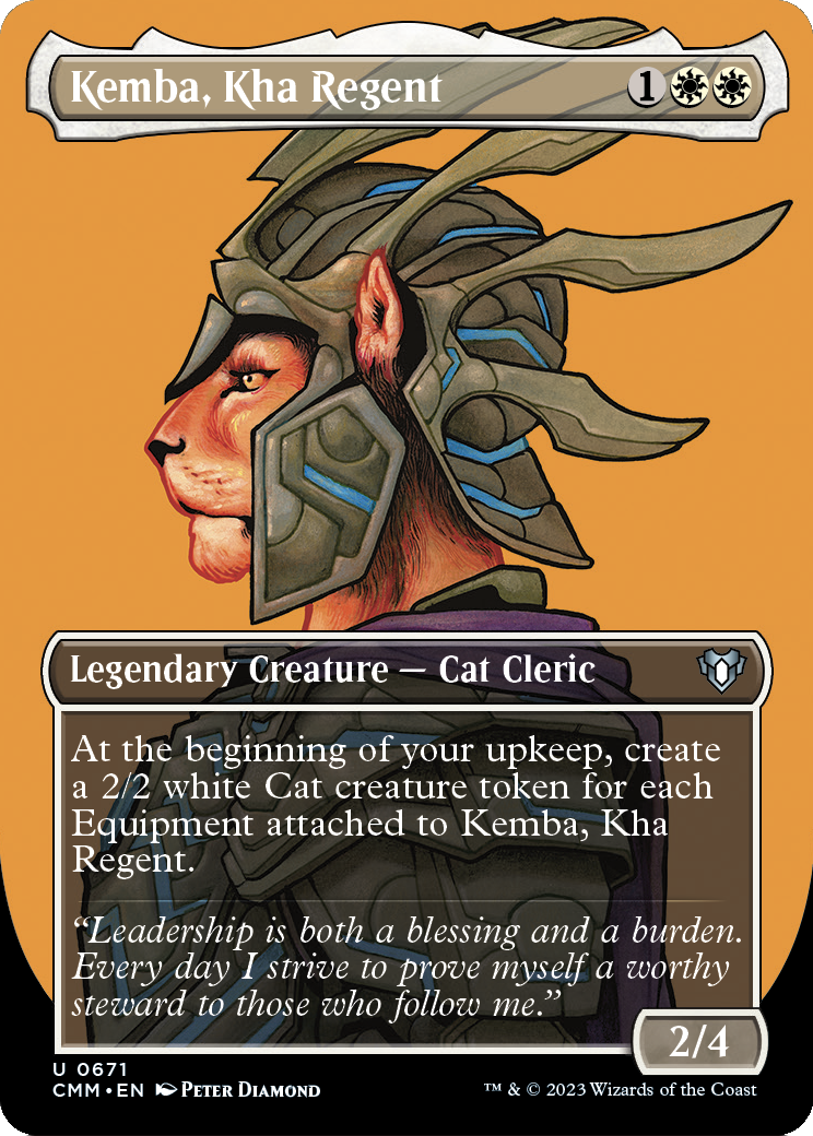 Kemba, Kha Regent (Borderless) (CMM-671) - Commander Masters