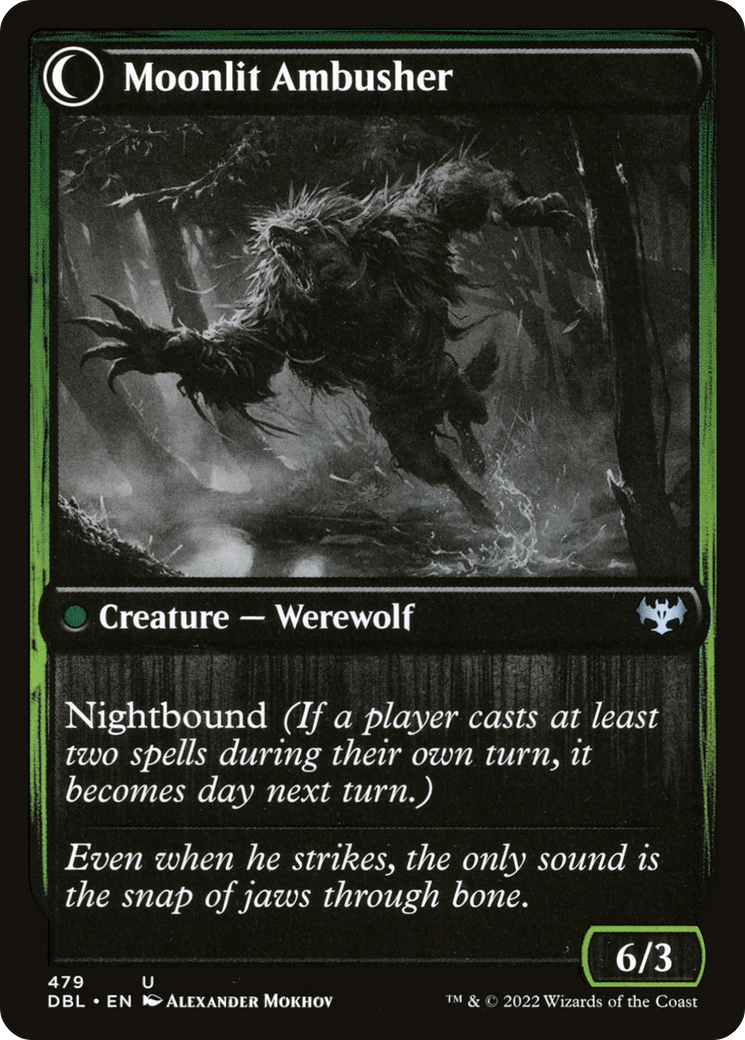 Oakshade Stalker (DBL-479) - Innistrad: Double Feature: (Double Faced Transform)