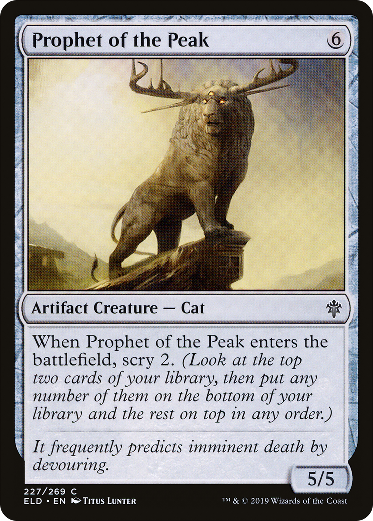 Prophet of the Peak (ELD-227) - Throne of Eldraine Foil