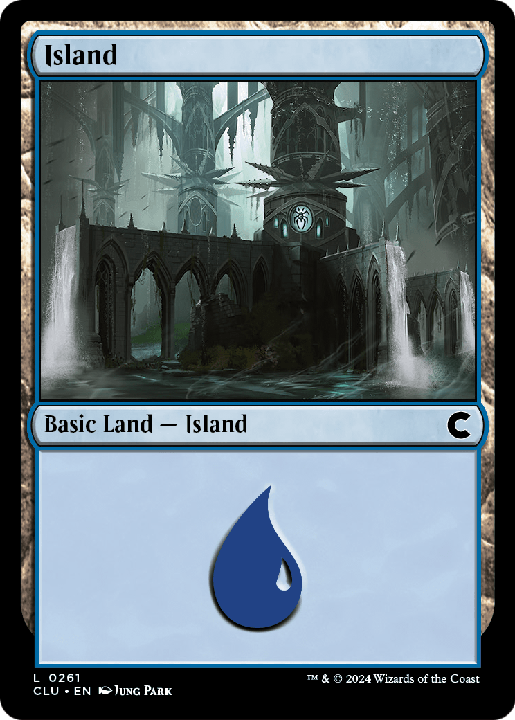 Island (0261) (CLU-261) - Ravnica: Clue Edition