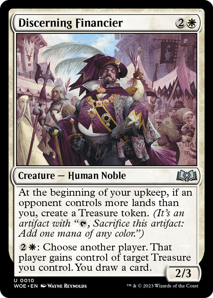 Discerning Financier (WOE-010) - Wilds of Eldraine