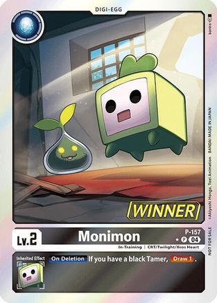 Monimon (Store Tournament 2024 Oct. - Dec. Winner Pack) (P-157) - Digimon Promotion Cards Foil