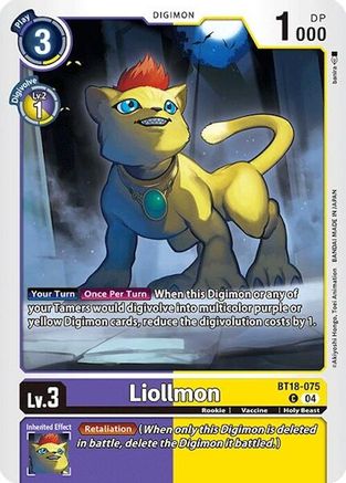 Liollmon (BT18-075) - Release Special Booster 2.0