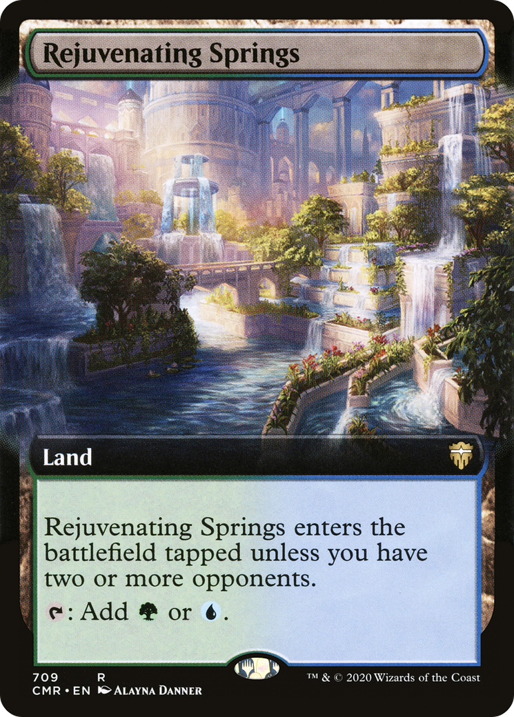 Rejuvenating Springs (Extended Art) (CMR-709) - Commander Legends: (Extended Art)
