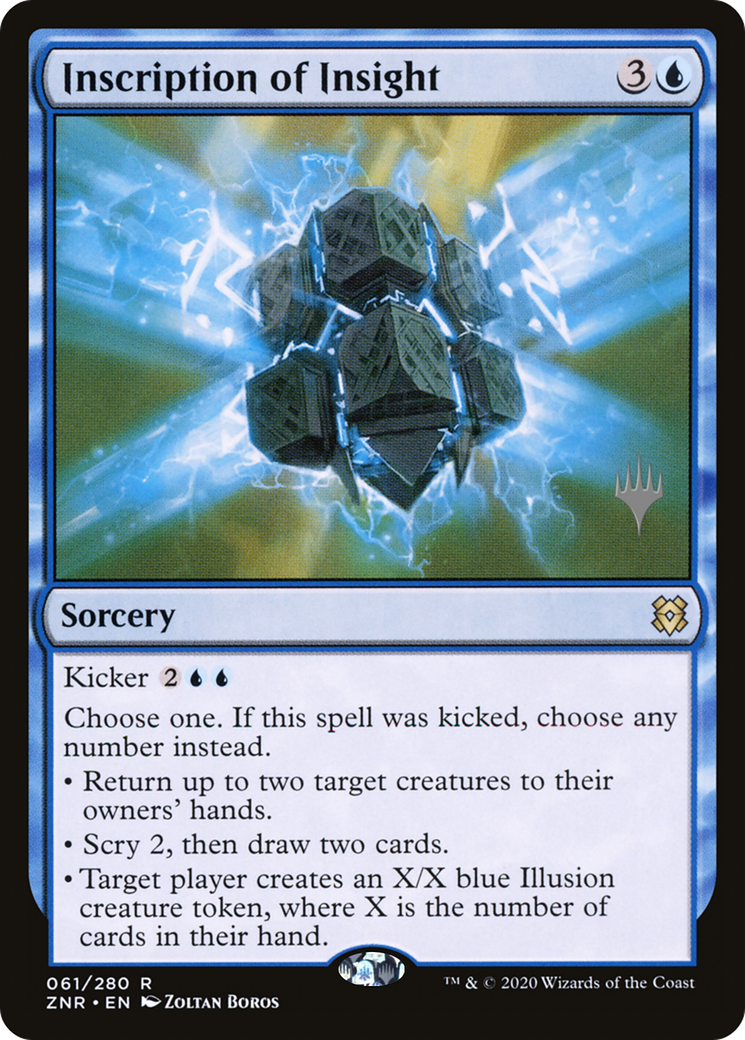 Inscription of Insight (PPZNR-061) - Zendikar Rising Promos