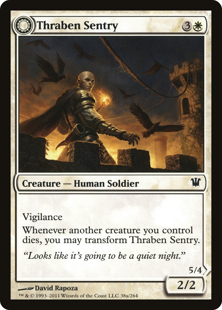 Thraben Sentry (ISD-038) - Innistrad: (Double Faced Transform)