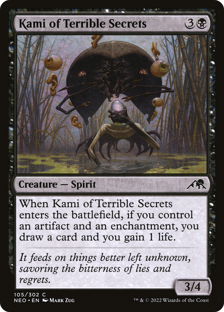 Kami of Terrible Secrets (NEO-105) - Kamigawa: Neon Dynasty