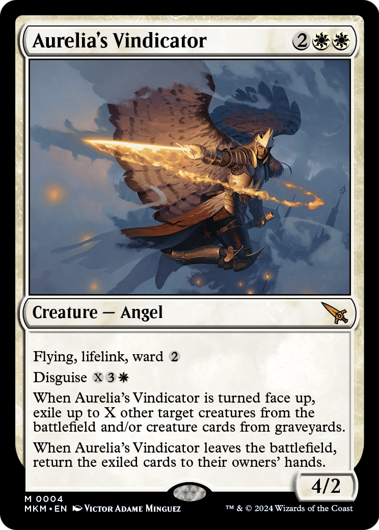 Aurelia's Vindicator (MKM-004) - Murders at Karlov Manor Foil