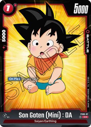 Son Goten (Mini) : DA (Bonus Pack Alternate Art) (FS06-07) - Starter Deck 6 Son Goku Mini Holofoil